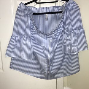 Off the shoulder blouse